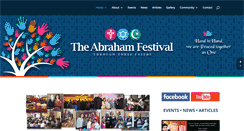 Desktop Screenshot of abrahamfestival.org