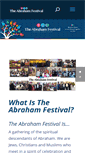 Mobile Screenshot of abrahamfestival.org